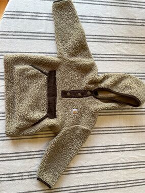 Carhartt Toddler Sherpa Hooded Pullover – Size 2T